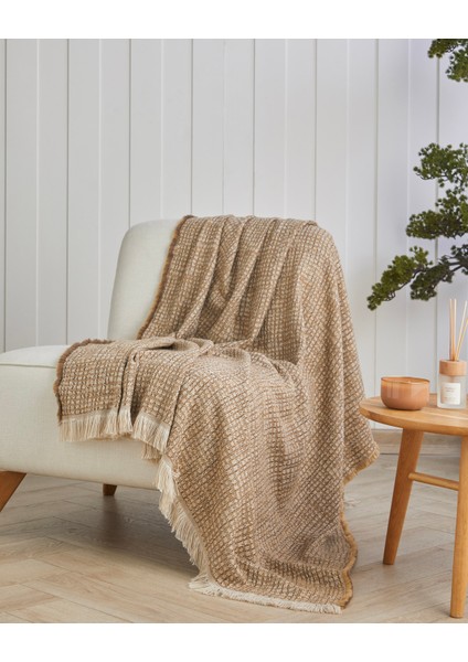 Zoey Koltuk Şalı 140X170 cm Bej fiyatları