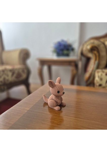 Sevimli Kanguru Biblo – Dekoratif Obje, 3D Baskı Modern Tasarım, Çocuk Odası ve Masa Üstü Aksesuarı fırsatları