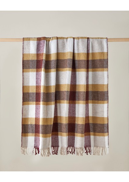 Olive Koltuk Şalı 130X170 cm Multicolor
