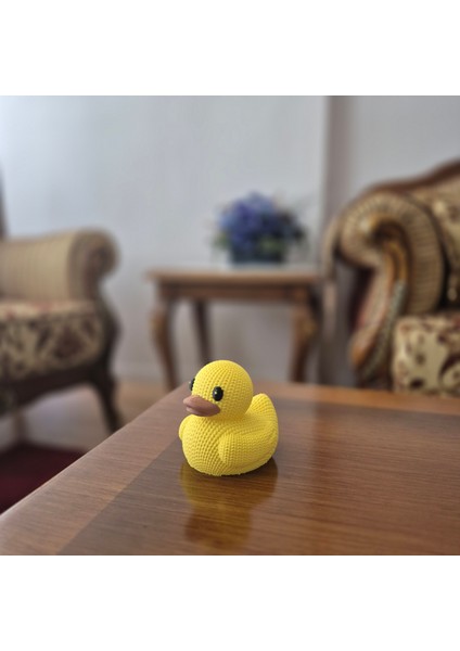 Sevimli Sarı Ördek Biblo – Sevimli Dekoratif Obje, 3D Baskı Modern Tasarım, Çocuk Odası ve Masa Üstü Aksesuarı modelleri