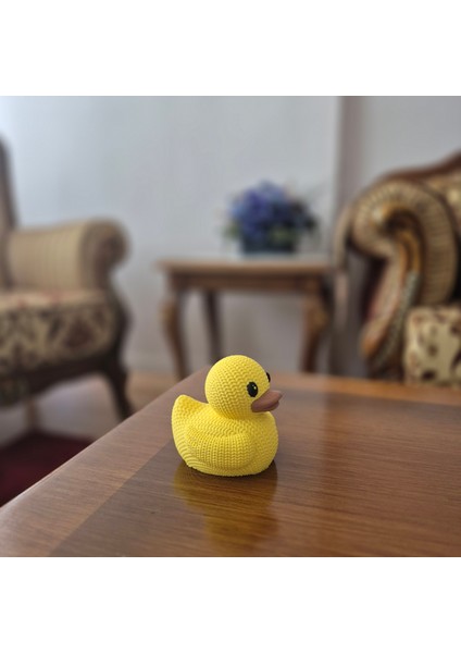 Sevimli Sarı Ördek Biblo – Sevimli Dekoratif Obje, 3D Baskı Modern Tasarım, Çocuk Odası ve Masa Üstü Aksesuarı fırsatları