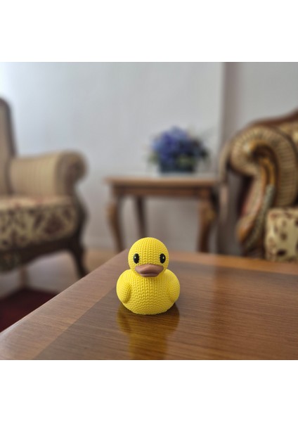 Sevimli Sarı Ördek Biblo – Sevimli Dekoratif Obje, 3D Baskı Modern Tasarım, Çocuk Odası ve Masa Üstü Aksesuarı indirimleri