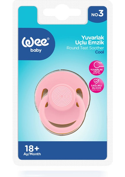 Cool Yuvarlak Uçlu Emzik No:3 - PEMBE fırsatları