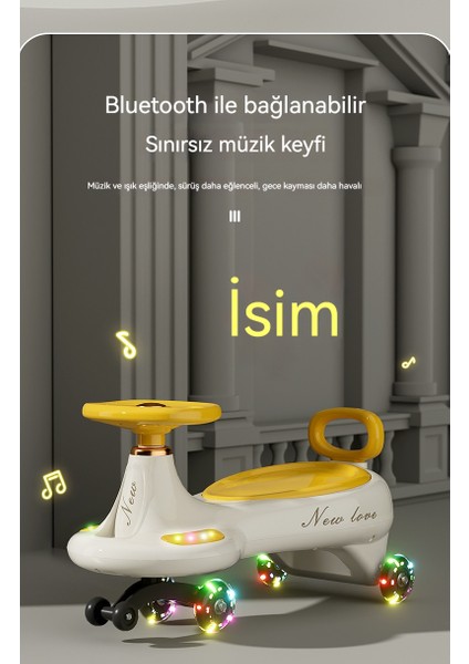 Bluetooth Şarkılar Serin Işıklar Çocuklar Yo-Yo Araba (Yurt Dışından) fırsatları