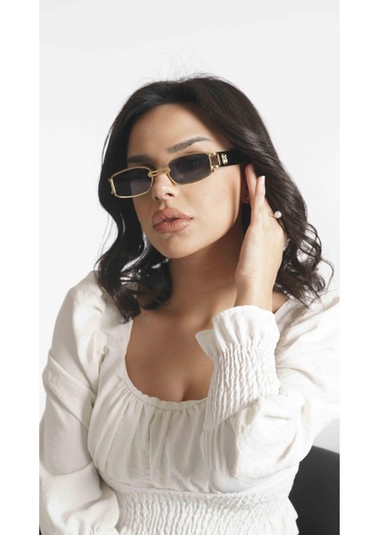 s Dikdörtgen Siyah Unisex Güneş Gözlüğü Yw8032l-a indirimleri