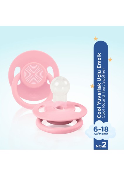 Cool Yuvarlak Uçlu Emzik No:2 - PEMBE fiyatları