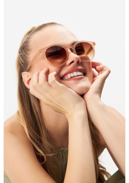 Venice Bej Unisex Oval Güneş Gözlüğü APSI000104 --50 Ekartman indirimleri