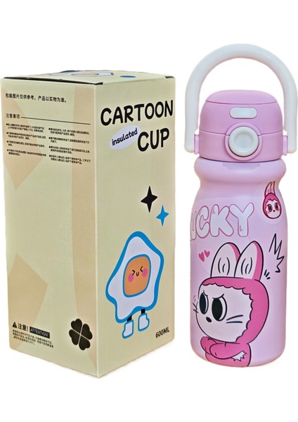 Öğrenci Su Bardağı Karikatür Taşınabilir Sevimli Çocuk Su (Yurt Dışından)