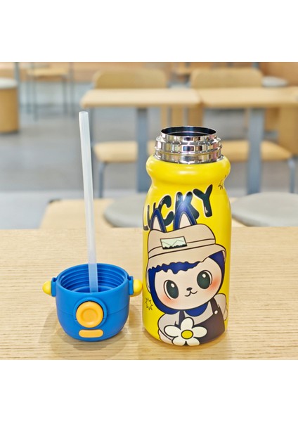 Öğrenci Su Bardağı Karikatür Taşınabilir Sevimli Çocuk Su (Yurt Dışından) fiyatları