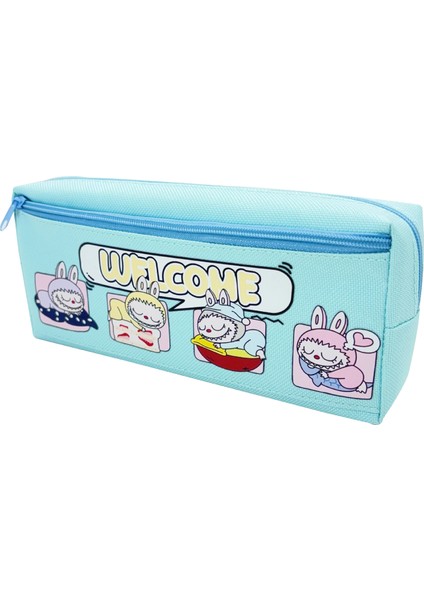 Yüksek Değerli Karikatür Kalem Çantası Çok Katmanlı Büyük Kapasiteli (Yurt Dışından)