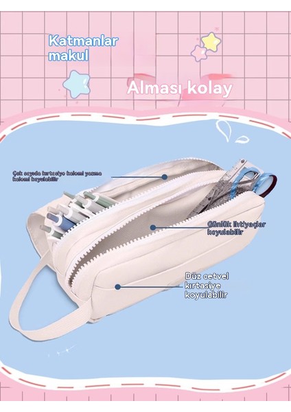 Minecraft Kalem Çantası Öğrenci Kırtasiye Kalem Çantası (Yurt Dışından) fiyatları