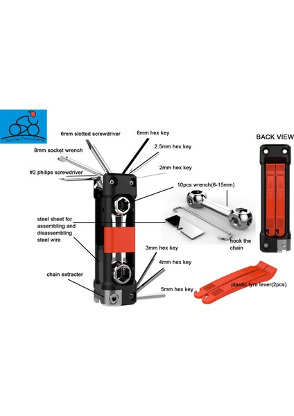 Çok Fonksiyonlu Bisiklet Onarım Kombinasyonu (Yurt Dışından) fiyatları