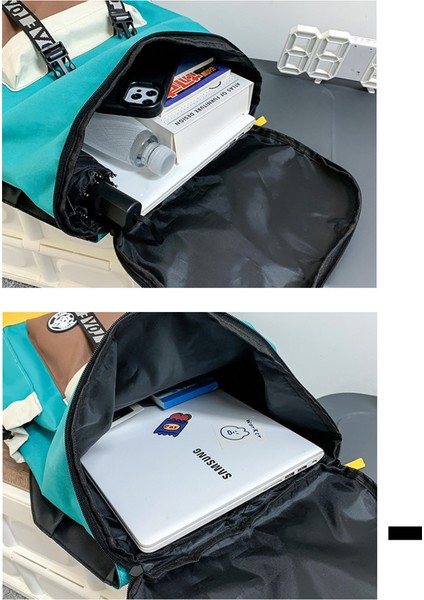 Öğrenci Okul Çantası Büyük Kapasiteli Basit Sırt (Yurt Dışından) fiyatları