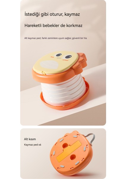 Çocuk Taşınabilir Katlanabilir Küçük Tuvalet Erkek ve Kadın Bebek Seyahat Araba Tuvaleti (Yurt Dışından) fırsatları