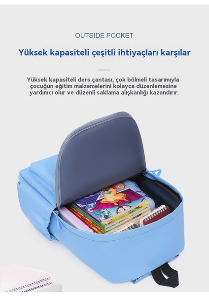 Öğrenci Çocuk Sırt Çantası Sırt Çantası-42 × 12 × 28 cm (Yurt Dışından) fırsatları