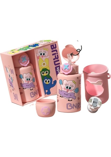 Çocuklar Için Yüksek Görünümlü, Büyük Kapasiteli Sevimli Su Bardağı (Yurt Dışından)