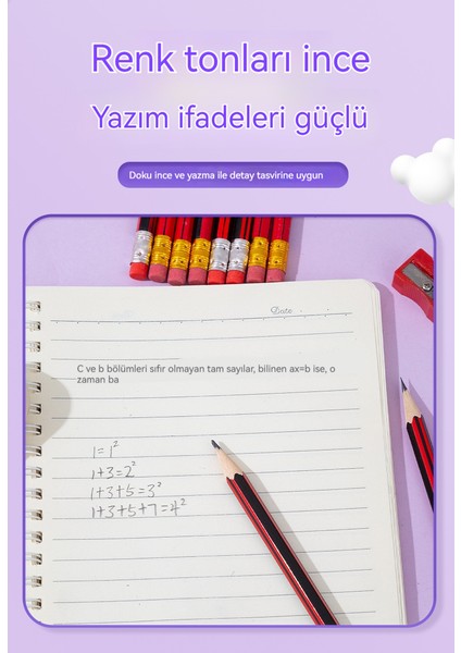 Öğrenci Klasik Altıgen Çubuk Kauçuk Kalem (Yurt Dışından) fiyatları