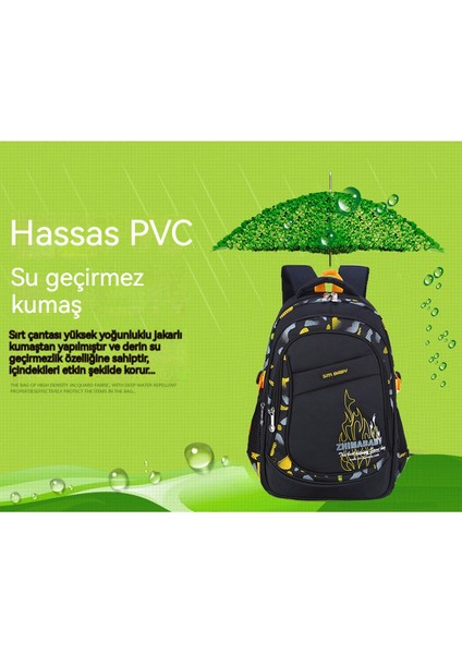 Öğrenci Omuz Su Geçirmez Hafif Okul Çantası (Yurt Dışından) modelleri