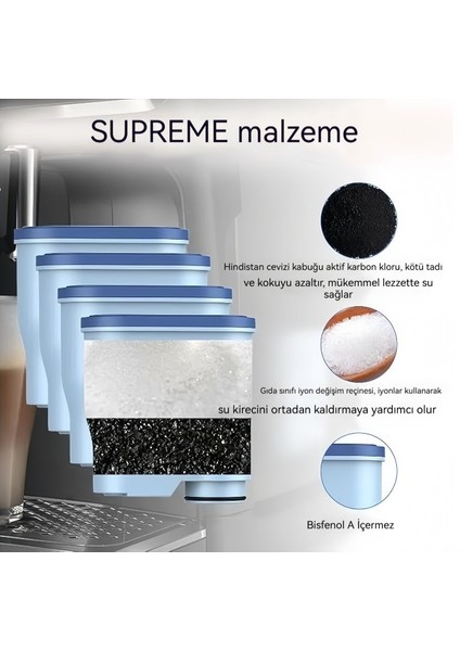 Philips Kahve Makinesi Filtre Kartuşu Uyumlu CA6903/10 Kahve Filtresi Aktif Karbon Su Kalitesini Arıtma-3 Parça (Yurt Dışından) fiyatları