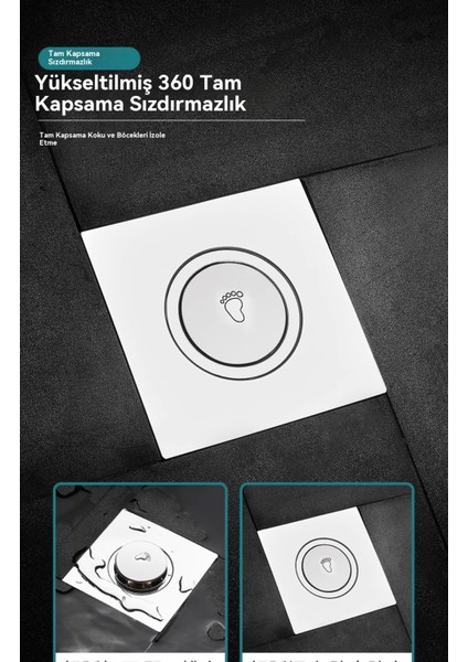 304 Paslanmaz Çelik Zıplama Zemin Drenaj Banyo Ayak Zemin Drenaj Kapağı Drenaj Huni (Yurt Dışından) fırsatları