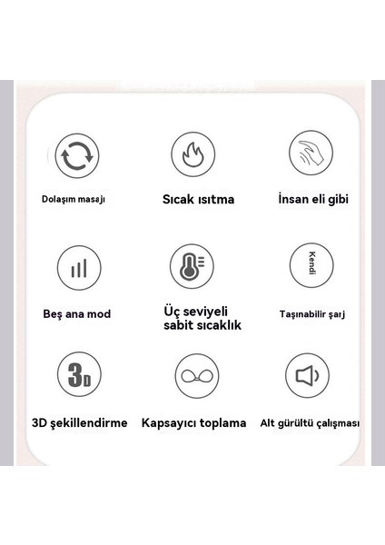 Çıkarılabilir ve Yıkanabilir Göğüs Masajı Kadın Masaj Iç Çamaşırı Sütyen Masajı (Yurt Dışından) indirimleri