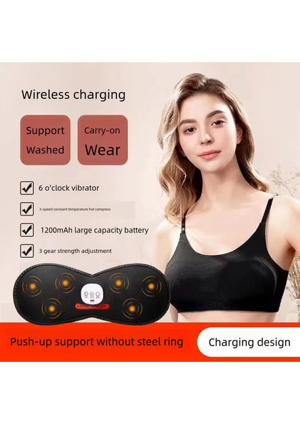 Akıllı Titreşim Göğüs Masajı Sıcak Kompresler Elektrikli Masaj Sütyen Iç Çamaşırı Sütyen (Yurt Dışından) fiyatları