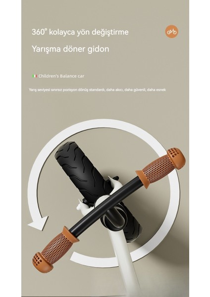 Çocuk Scooter Yo-Yo Pedalsız Bisiklet Erkek ve Kadın Bebek Iki Tekerlekli Denge Bisikleti-14 Inç (Yurt Dışından) fiyatları