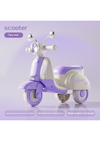Çocuk Scooter 1-7 Yaş Erkek ve Kız Bebek Scooter Motosiklet Oyuncak Araba Denge Arabası (Yurt Dışından)