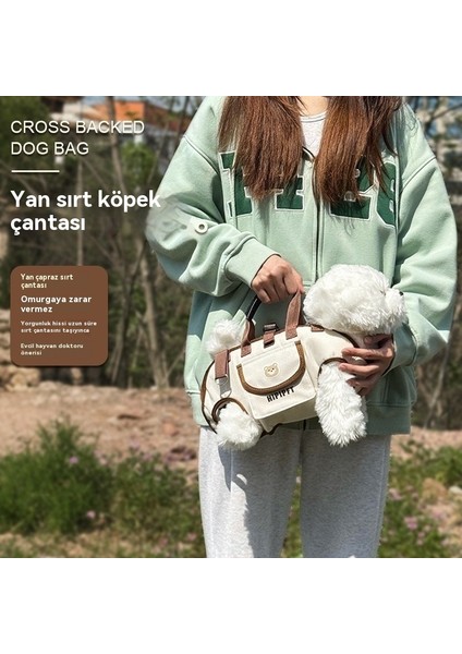 Açık Taşınabilir Nefes Evcil Hayvan Çantası Çekme Sırt Çantası Kedi Köpek El (Yurt Dışından) fırsatları