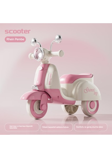 Çocuk Scooter 1-7 Yaş Erkek ve Kız Bebek Scooter Motosiklet Oyuncak Araba Denge Arabası (Yurt Dışından)