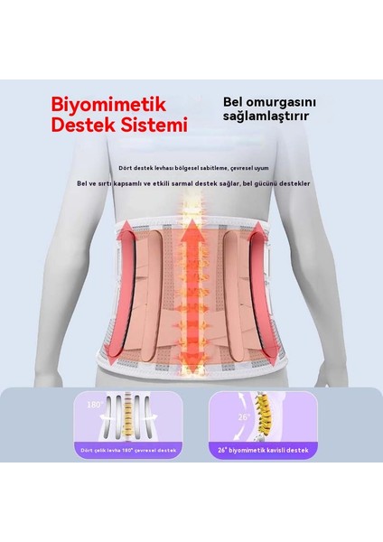 Kemer Dört Mevsim Desteği Lomber Omurga Sabitleme Gerilme Çıkıntı Koruma Fitness Kemeri (Yurt Dışından) modelleri
