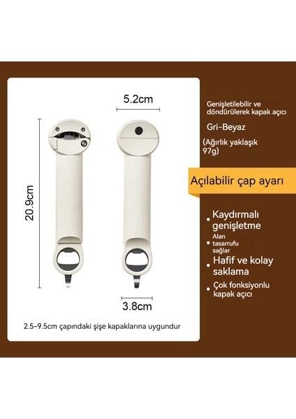 Çok Fonksiyonlu Şişe Açacağı Manyetik Konserve Açacağı Şişe Açacağı (Yurt Dışından)