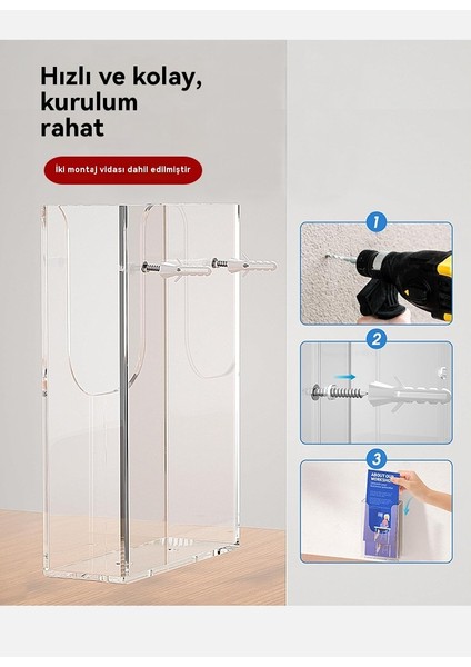 Dosya Rafı Şeffaf Duvara Monte Broşür Depolama Rafı Broşür Rafı-A4 A5 (Yurt Dışından) indirimleri