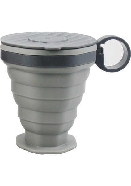 Seyahat Taşınabilir Silikon Katlanabilir Kahve Seyahat Kapaklı Su Dağı (Yurt Dışından)