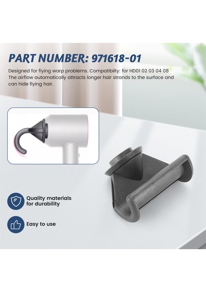 Süpersonik Saç Kurutma Makinesi HD08 HD01 HD02 Eki Için Uçmayı Önleyen Nozul Takma Aracı Için (Yurt Dışından) fırsatları