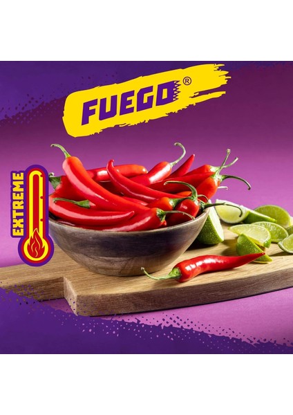 Fuego Acı Biber ve Limon Aromalı Yoğun Baharatlı Kıvrımlı Mısır Cipsi 90 g – Baharat Severler İçin Atıştırmalık modelleri