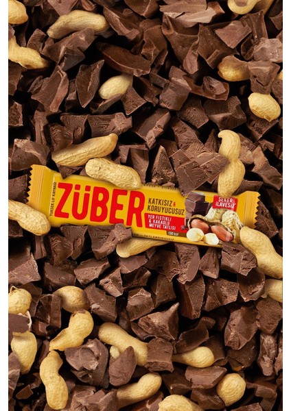 Yer Fıstıklı ve Kakaolu Meyve Bar 40gr X 12 Adet