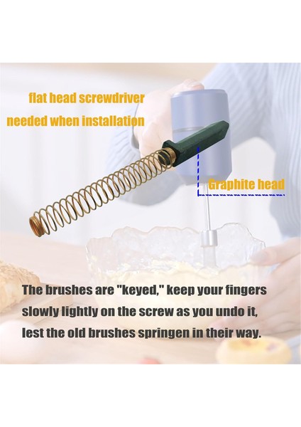 Whirlpool Kitchenaid Stand Mikseri W10260958 AP5178083 PS3495098 Için 12 Adet W10380496 Karbon Motor Fırçası Değişimi (Yurt Dışından) modelleri