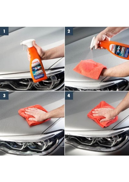 Xtreme Seramik Sprey Kaplama 750 ml – Si-Carbon Teknolojisi ile Uzun Süreli Parlaklık ve Boya Koruma, Tüm Araçlar için Pratik Uygulama