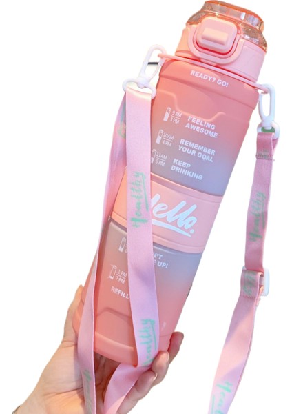 Ördek Gagası Pipet Kayışı Eşliğinde Açık Spor Su Bardağı (Yurt Dışından)