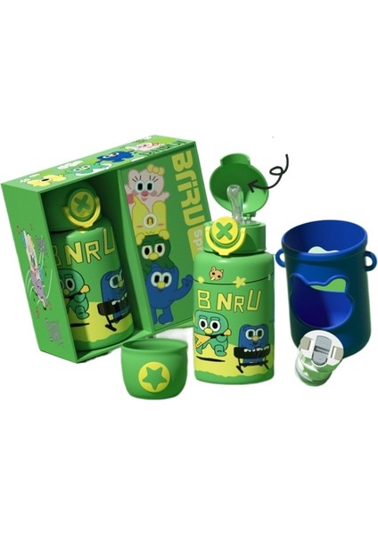 Çocuklar Için Yüksek Görünümlü, Büyük Kapasiteli Sevimli Su Bardağı (Yurt Dışından)