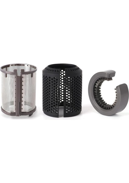 Saç Kurutma Makinesi Iç Filtre + Dış Filtre Kafesi Saç Kurutma Makinesi HD01 HD03 HD08 Modelleri, Filtre Temizleme Fırçalı C (Yurt Dışından)