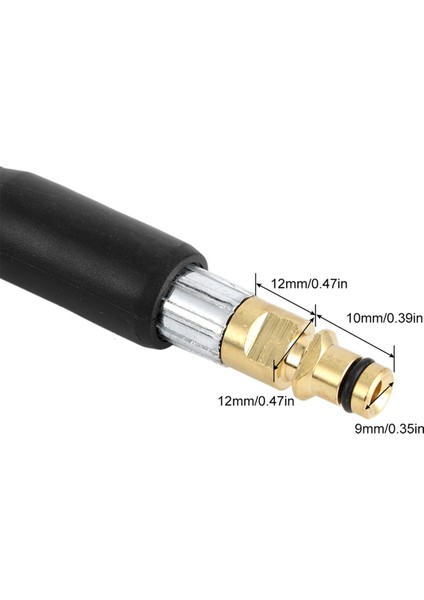 5m Yüksek Basınçlı Yıkayıcı Kanalizasyon Drenaj Hortumu Temizleme Nozulu Hortum Borusu Temizleyici Karcher K2 K3 K4 K5 Için (Yurt Dışından) modelleri
