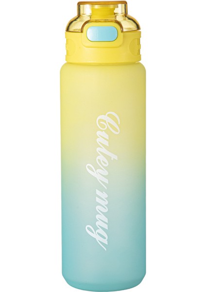 Degrade Renk Büyük Kapasiteli Fitness Su Isıtıcısı Yaz Taşınabilir Su Bardağı (Yurt Dışından)