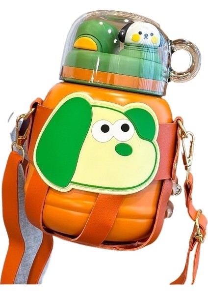 Çocuk Taşınabilir Termos Bardak Büyük Kapasiteli Karikatür (Yurt Dışından)