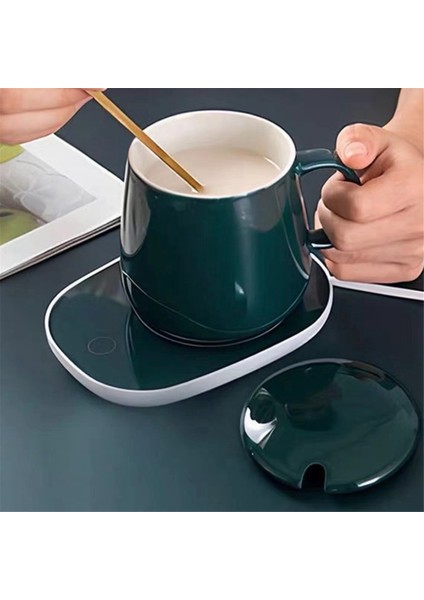 Kahve Termostatı Masaüstü Kahve Kupası Termostatı Kahve Severler Için Uygun Mum Süt Çay Hediye Ab Fişi Beyaz (Yurt Dışından) fiyatları