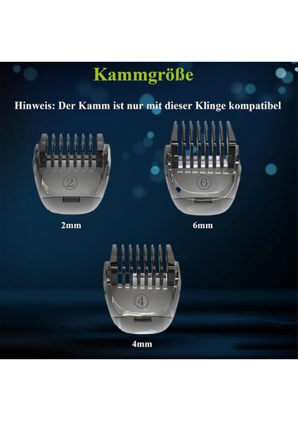 QP2520 QP2630 QP2834 Için 2/4/6 mm Düzeltme Ataşmanlı Elektrikli Tıraş Makinesi ile Yedek Bıçaklar (Yurt Dışından) fırsatları