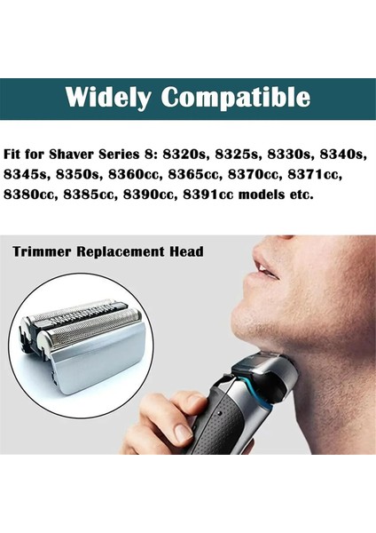 Braun S8 Elektrikli Tıraş Makinesi 8320S, 8325S, 8330S, 8340S, 8350S, 8345S, 8360CC, 8365CC ile Uyumlu Seri 8 83M Yedek Başlık (Yurt Dışından) fırsatları