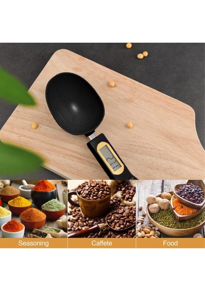 Dijital Ölçü Kaşığı Tartım Kaşığı Ölçeği 500G / 0.1g Yüksek Hassasiyetli LCD Ekranlı Mutfak Aletleri Için -B (Yurt Dışından) fiyatları