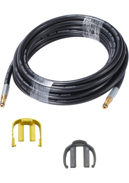 Karcher K2 K3 Için 6m Yüksek Basınçlı Yıkama Makinesi Kanalizasyon Drenaj Hortumu Kelepçeli Temizleme Nozulu Hortum Boru Temizleyici (Yurt Dışından)
